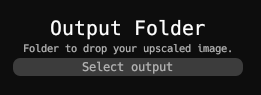 change output
