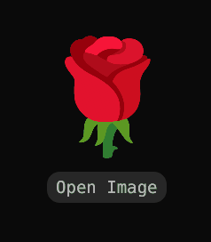 open image button